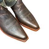 11 Embroidered Brown & Camo Denim Canty Boots®