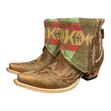 9 Embroidered Brown & Wool Canty Boots®