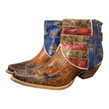 8.5 Brown & Tooled Americana Canty Boots®