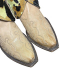 8.5 Embroidered Tan & Camo Hair-on Hide Canty Boots®