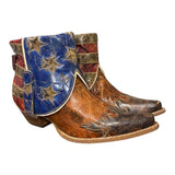 8.5 Brown & Tooled Americana Canty Boots®