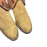 8 Two Toned Stacked Heel & Designer Canty Boots®