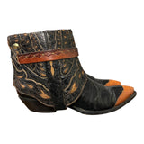 8.5 Black & Tooled Inlay Canty Boots®