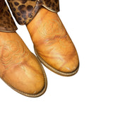 7 Tan & Leopard Hair-on Hide Canty Boots®