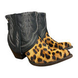 6.5 Leopard & Embroidered Black Canty Boots®