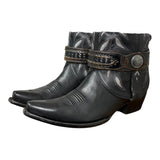 9 Black & Silver Inlay Canty Boots®