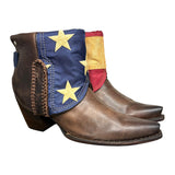 11 Dark Brown & American Flag Canty Boots®