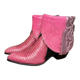 5.5 Two Toned Exotic & Printed Leather Canty Boots®