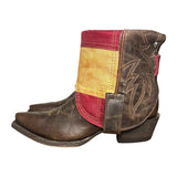 6.5 Dark Brown & American Flag Canty Boots®