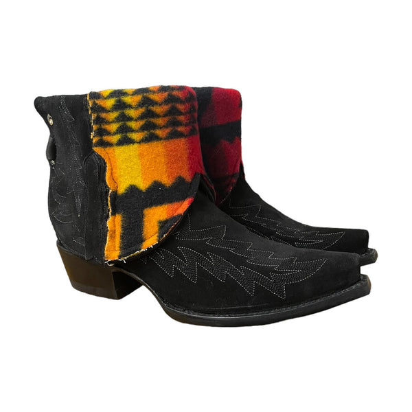 9 Black & Wool Rough Out Canty Boots®