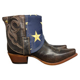 9.5 Dark Brown & American Flag Canty Boots®
