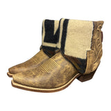 7 Distressed Brown & Wool Canty Boots®