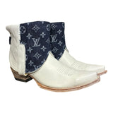 10 White & Designer Denim Canty Boots®