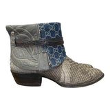 11.5 Gray Exotic & Designer Denim Canty Boots®