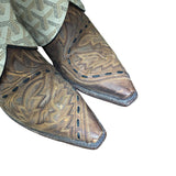 7.5 Embroidered Brown & Designer Canty Boots®