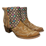 10 Embroidered Brown & Designer Canty Boots®