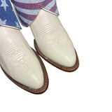 7 Cream & American Flag Denim Canty Boots®