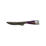 Purple & White Breast Cancer Awareness Mini Knife