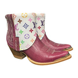 9 Embroidered Pink & Designer Canty Boots®