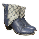 5.5 Navy Blue & Designer Canty Boots®