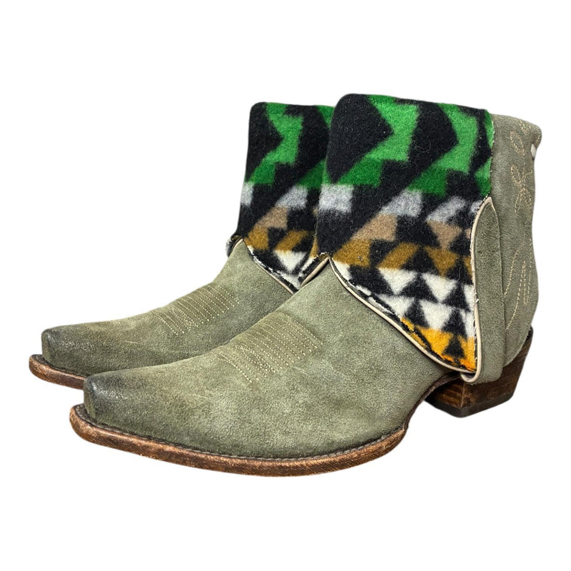 10 Green Rough Out & Wool Canty Boots®