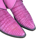 8 Exotic Pink & Rough Out Canty Boots®