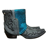 7.5 Embroidered Black & Metallic Canty Boots®