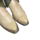 9.5 Embroidered Tan & Camo Leather Canty Boots®