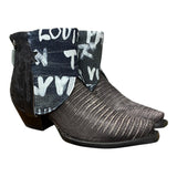 8 Black Exotic & Designer Denim Canty Boots®