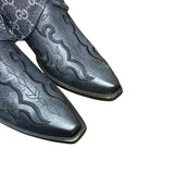 10 Embroidered Black & Designer Denim Canty Boots®