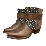 6.5 Brown & Spotted Hair-on Hide Canty Boots®