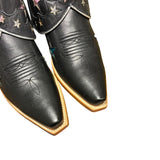7 Black & Metallic Star Inlay Canty Boots®