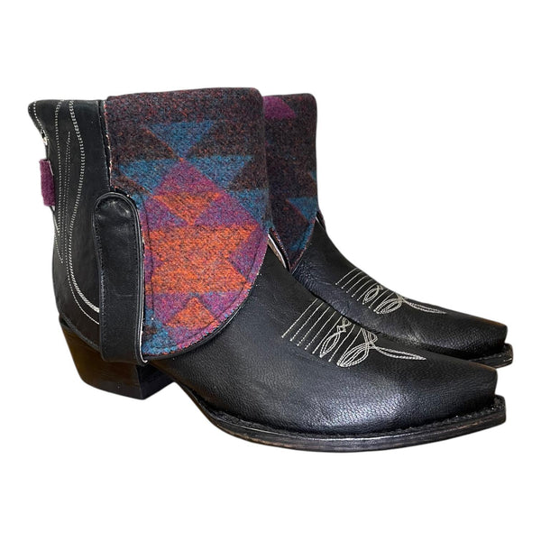 10 Embroidered Black & Wool Canty Boots®