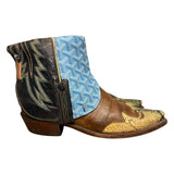9 Two Toned Brown & Designer Canty Boots®