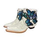 7 Floral Embroidered & Butterfly Patches Canty Boots®