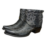10 Embroidered Black Canty Boots®
