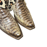 9 Green Exotic & Leopard Hair-on Hide Canty Boots®