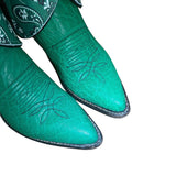 5 Bright Green & Bandana Print Canty Boots®