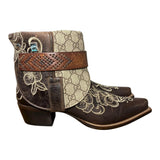 9 Floral Embroidered & Designer Canty Boots® with Turquoise Concho