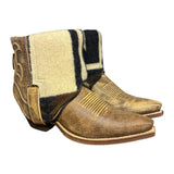 7 Distressed Brown & Wool Canty Boots®