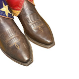 9.5 Dark Brown & American Flag Canty Boots®