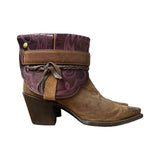 6.5 Brown & Purple Canty Boots®