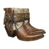 6.5 Embroidered Brown & Designer Canty Boots®