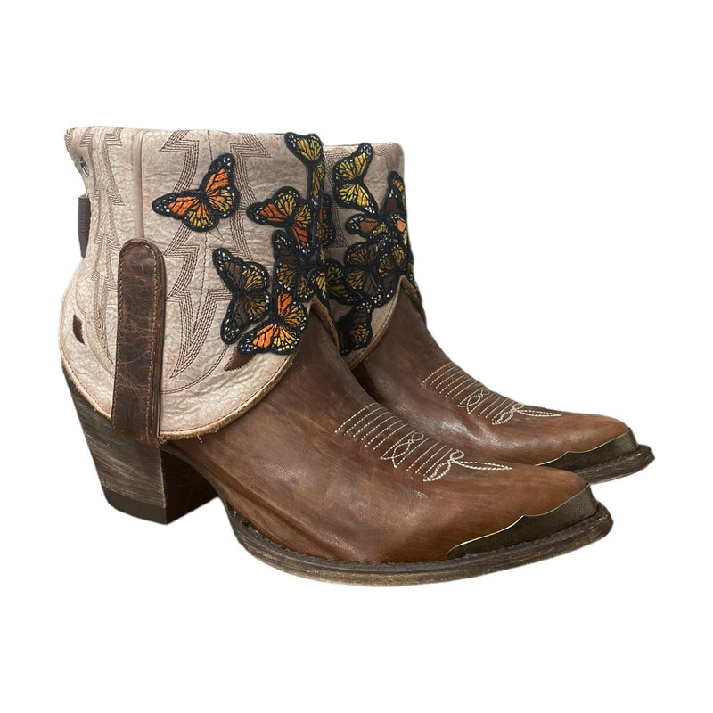 8.5 Brown & Butterflies Canty Boots®