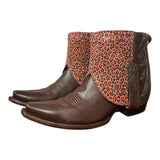 9 Brown & Pink Leopard Canty Boots®