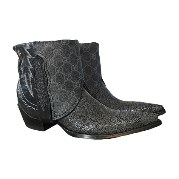 7 Exotic Gray & Black with Designer Canty Boots®