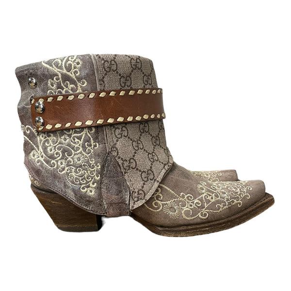 7.5 Floral Embroidered & Designer Canty Boots®