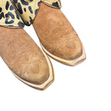 7 Embroidered Rough Out & Leopard Hair-on Hide Canty Boots®