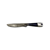 Dark Blue & White Breast Cancer Awareness Mini Knife