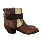 7.5 Brown with Layered Gold & Designer Canty Boots®